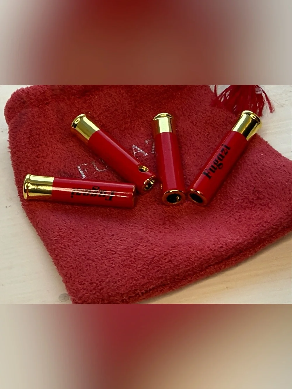 FUGAZI “Slug” Shotgun Shell Metal Lace Charm Set RARE GRAIL